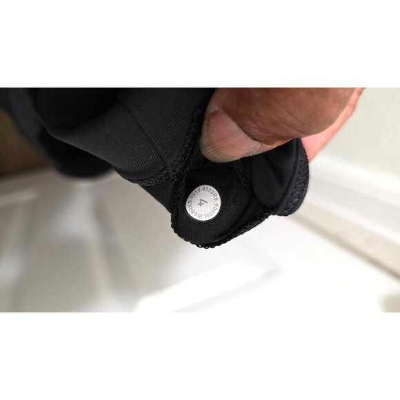 Lululemon Kaomi Women's Black Mesh Racerback Sports Bra Size 4 Sheer Design - Picture 5 of 5